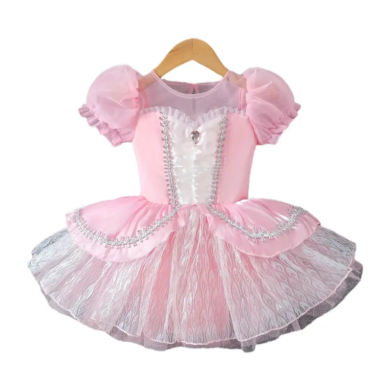 Girl's Fluffy Mesh Ballet Tutu Skirt