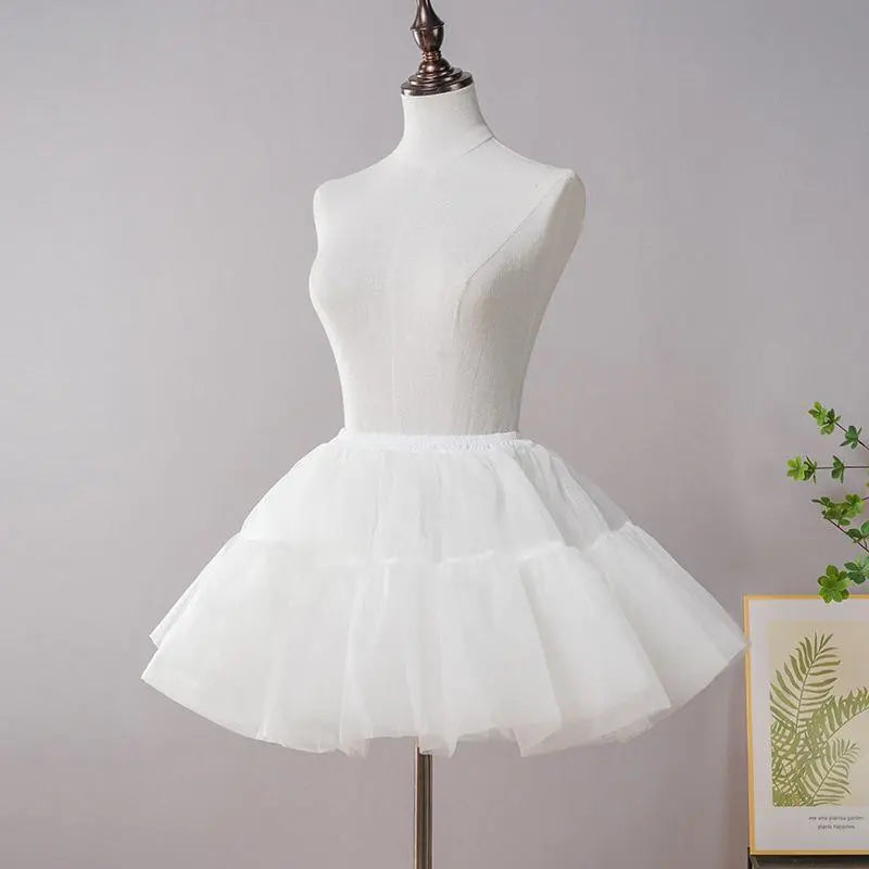 Women's 6-Layer Soft Polyester Sheer Tulle Tiered Petticoat Tutu - Voluminous Underskirt for Dresses, Casual Skirt, Fashion Accessory, Tiered Skirt