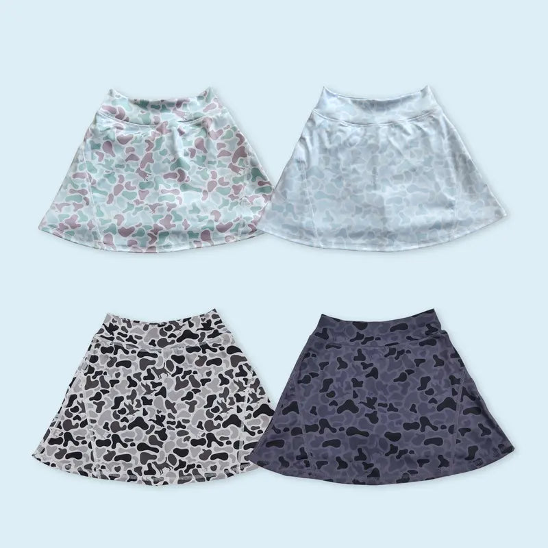 Kids toddle girls camo skort