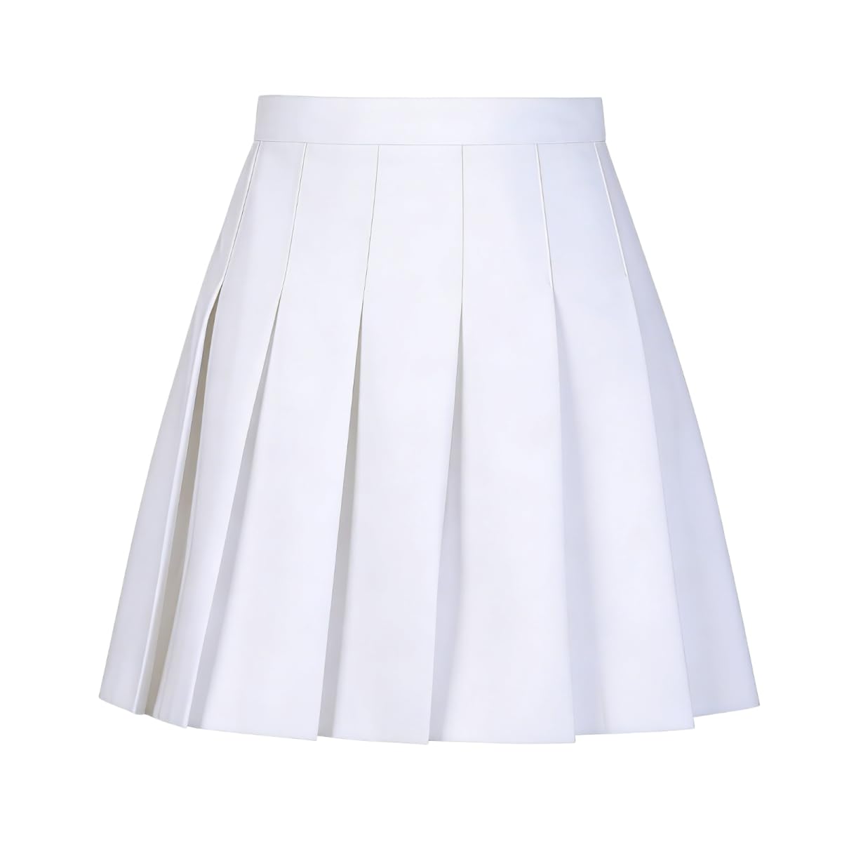 Girls' Pleated Skirts High-Waist A-line Skirt with Built-in Shorts 6-14Y