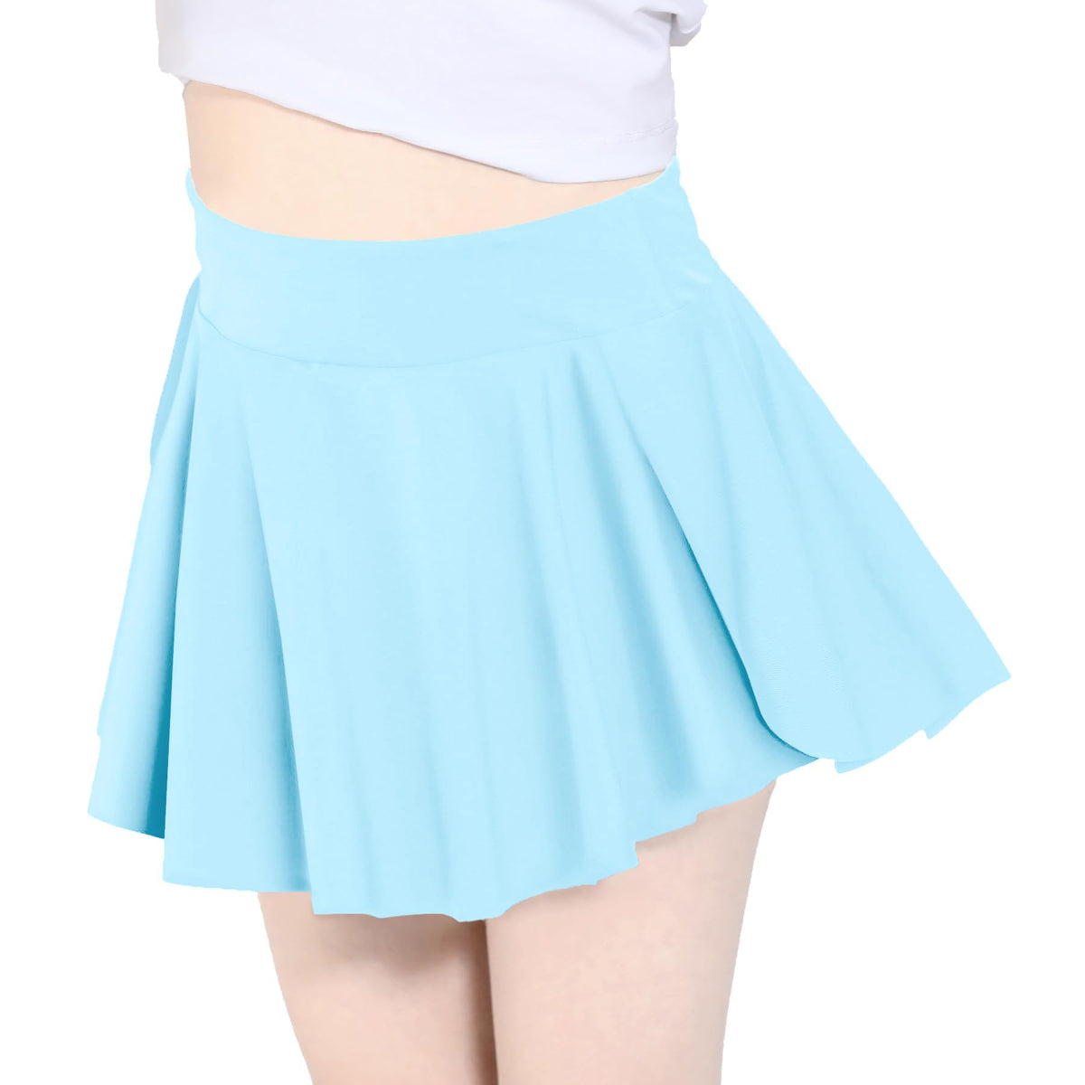 Skort Girls, Athletic Skirts for Tennis Golf, Butterfly Flowy Shorts for Kids, Shorts with Pocket