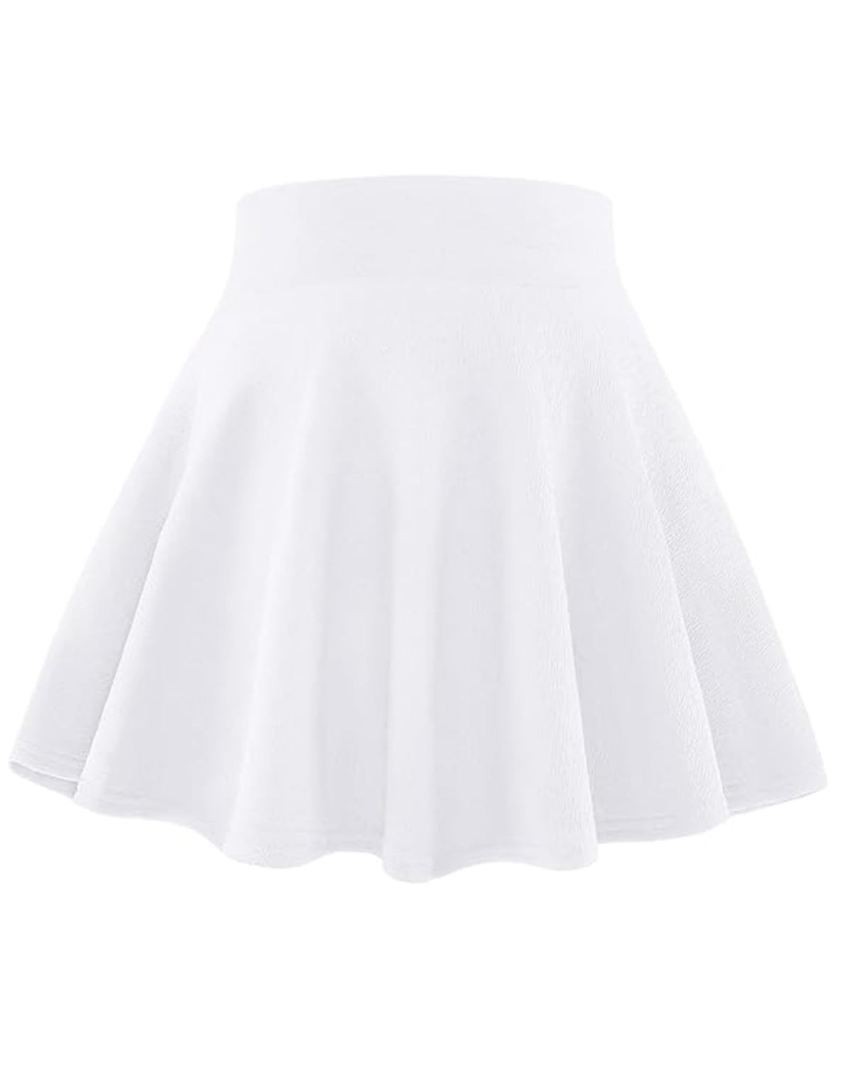 BOOPH Kids Girls Skirt Casual Mini Plain Flare Pleated Uniform Skirts