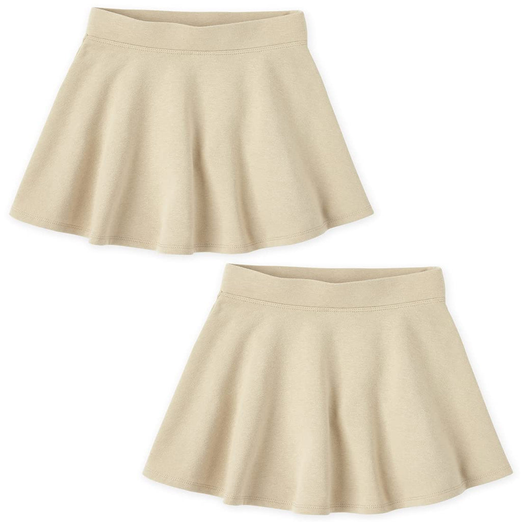 The Children's Place Girls' Active French Terry Skirt 2 Pack