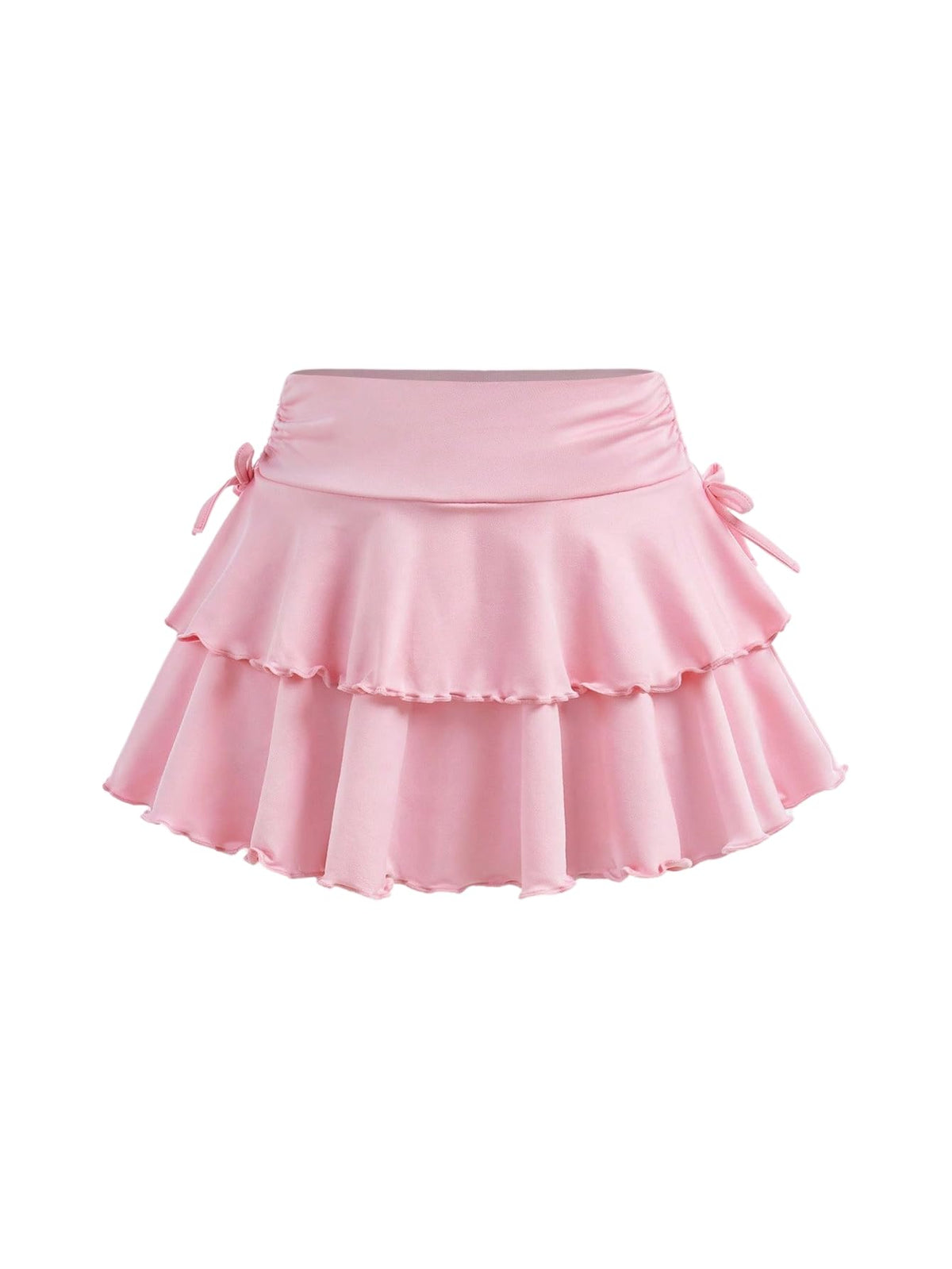 SOLY HUX Girl's Cute Mini Skirt with Built-in Shorts