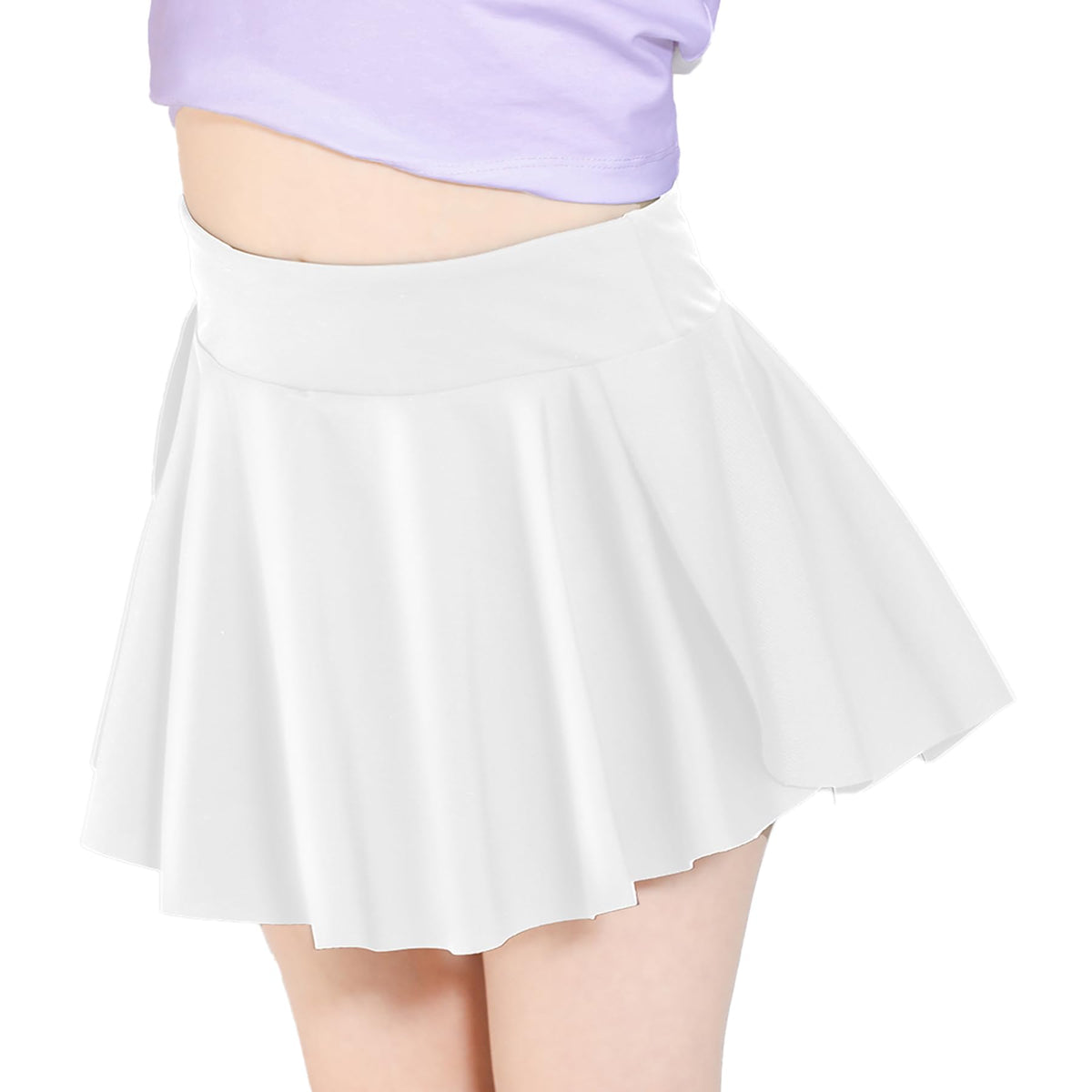 Skort Girls, Athletic Skirts for Tennis Golf, Butterfly Flowy Shorts for Kids, Shorts with Pocket