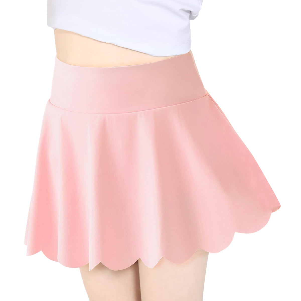 Haloumoning Girls Skorts Flowy Athletic Shorts Kids Tennis Golf Skirts