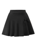 Girls School Uniform Skirts: High Elastic Waist Mini Pleated Skirt Casual Stretch Skater Skort for Girls 4-9 Years