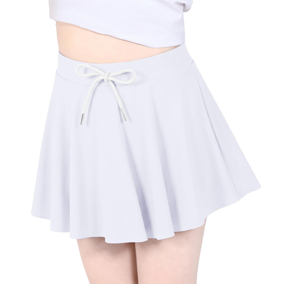 Girls Tennis Skirt Athletic Skort Butterfly Flowy Skorts for Kids Shorts with Pocket