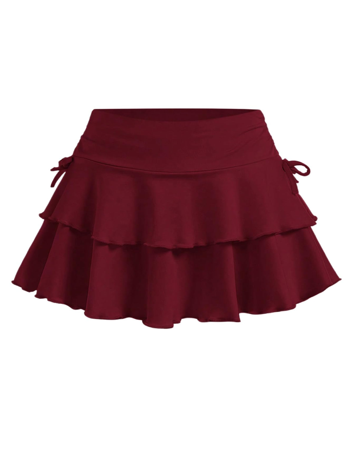 SOLY HUX Girl's Cute Mini Skirt with Built-in Shorts