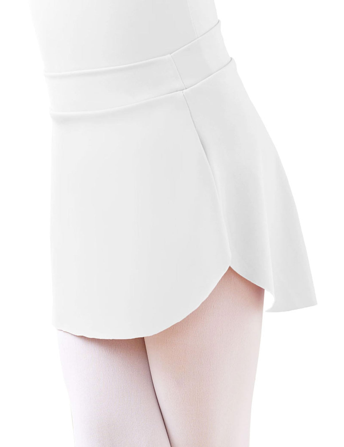 Girls Kids Pull on Ballet Skirts Elastic Short Mini Dance Skirt