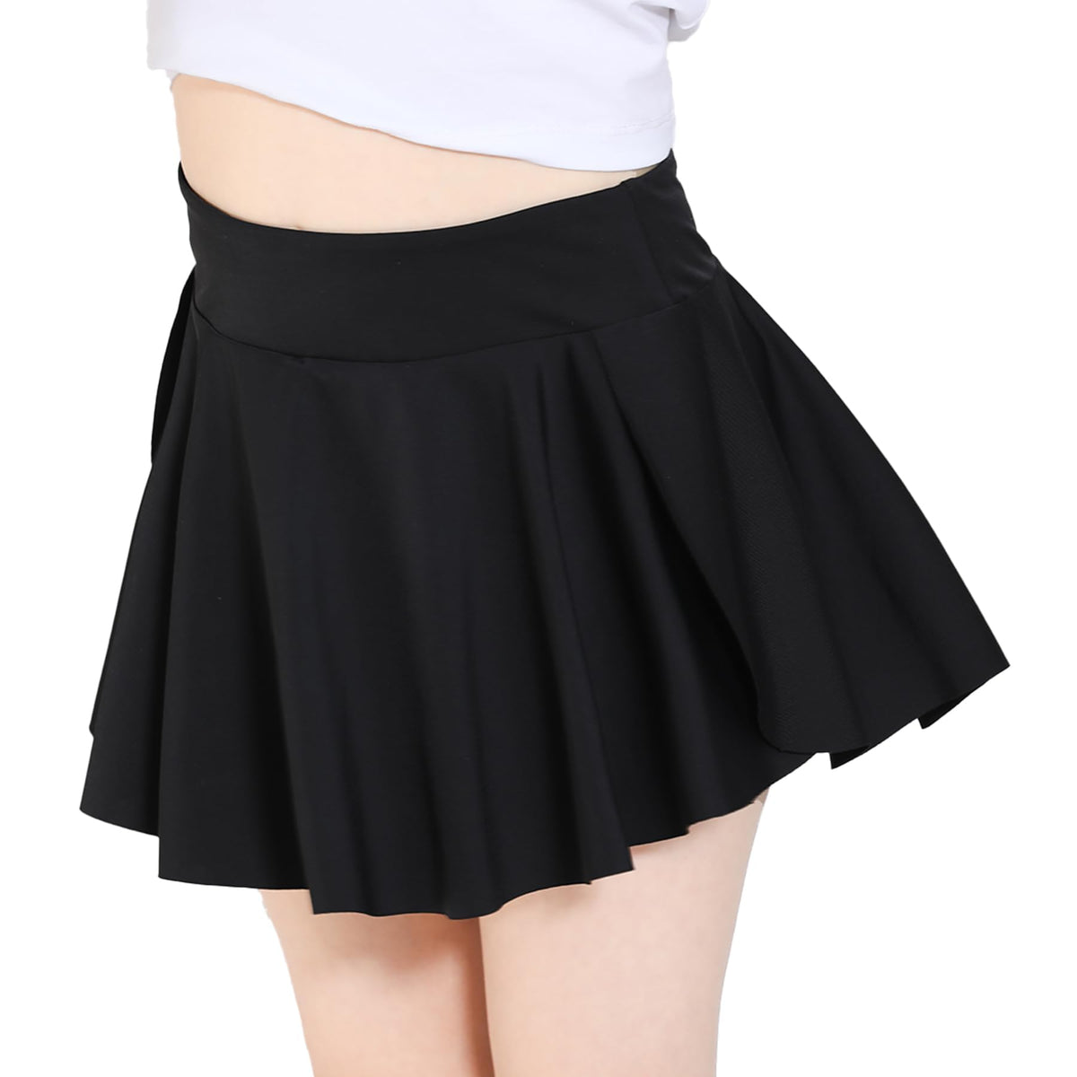 Skort Girls, Athletic Skirts for Tennis Golf, Butterfly Flowy Shorts for Kids, Shorts with Pocket