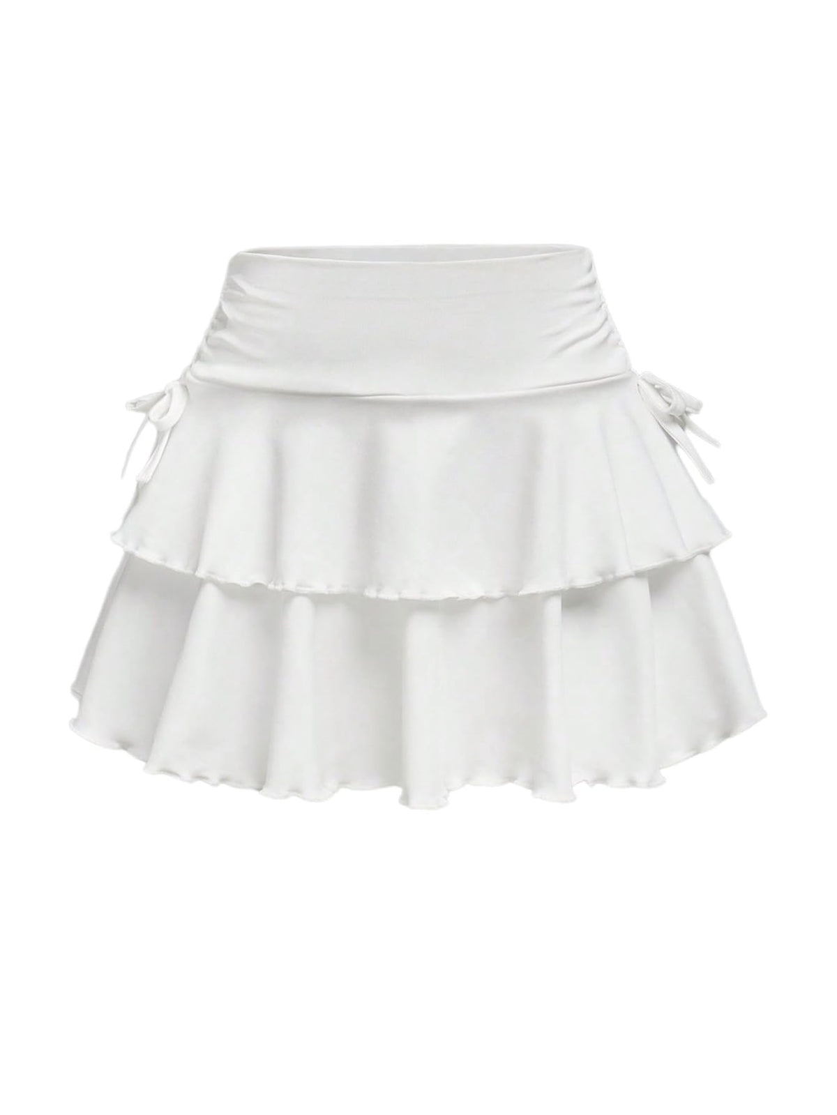 SOLY HUX Girl's Cute Mini Skirt with Built-in Shorts