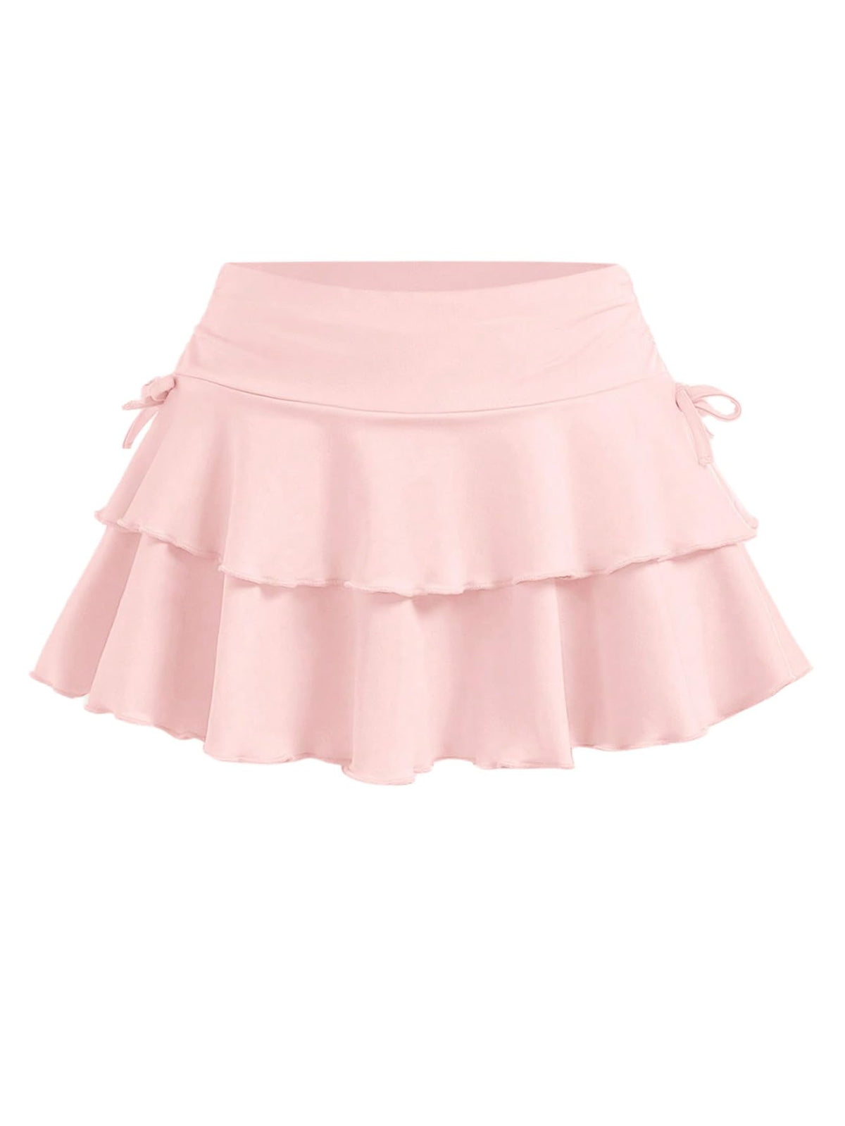 SOLY HUX Girl's Cute Mini Skirt with Built-in Shorts