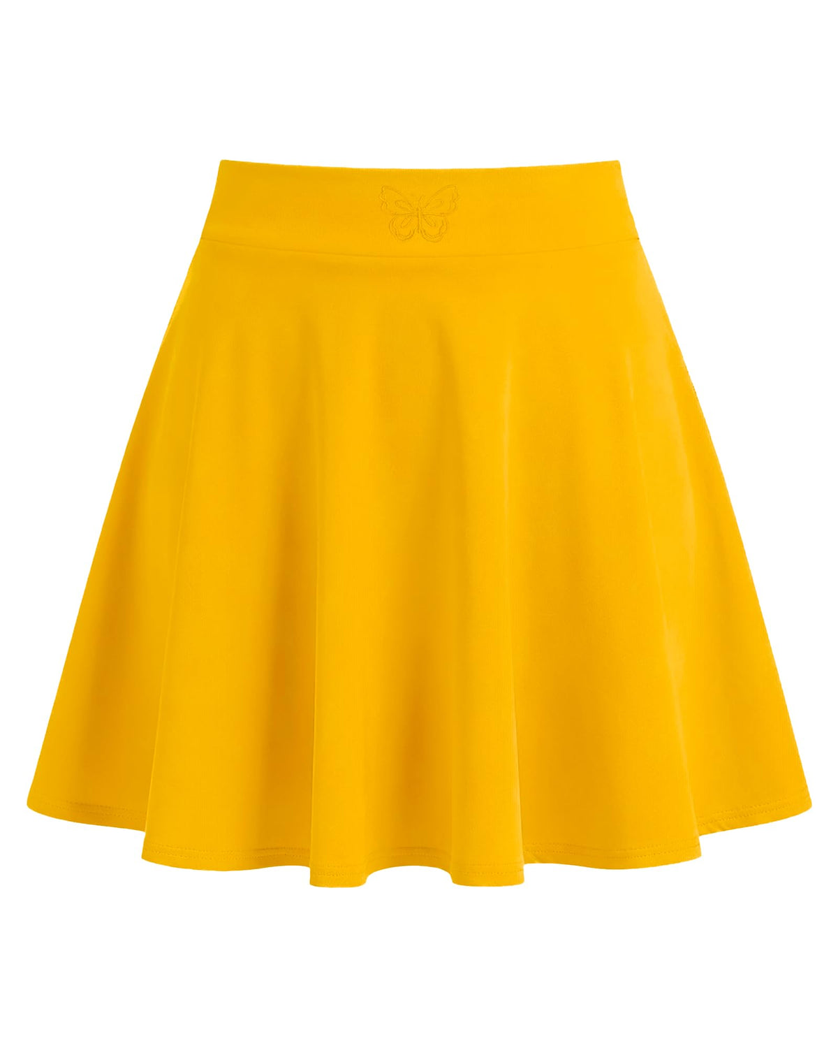 Little Girls Skirts Athletic Uniform Skirts Built in Shorts Casual Mini Skorts for Kids with Pockets
