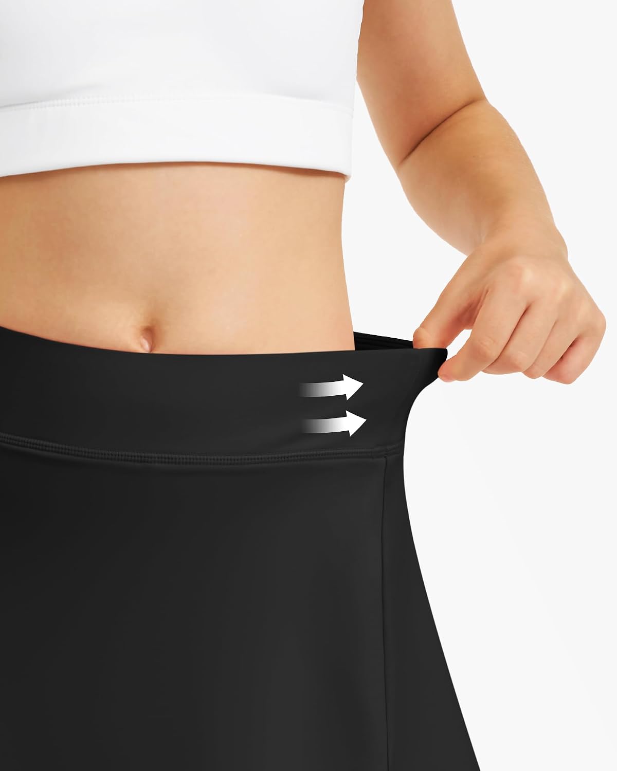 Stelle Girls A-Line Tennis Skort with Built-in Shorts for Sports Play