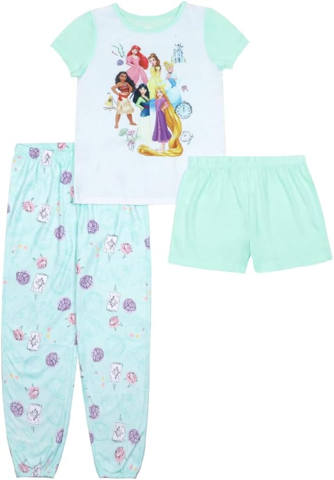 MINNIE Disney Girls Mouse 4-Piece Cotton Pajama Set