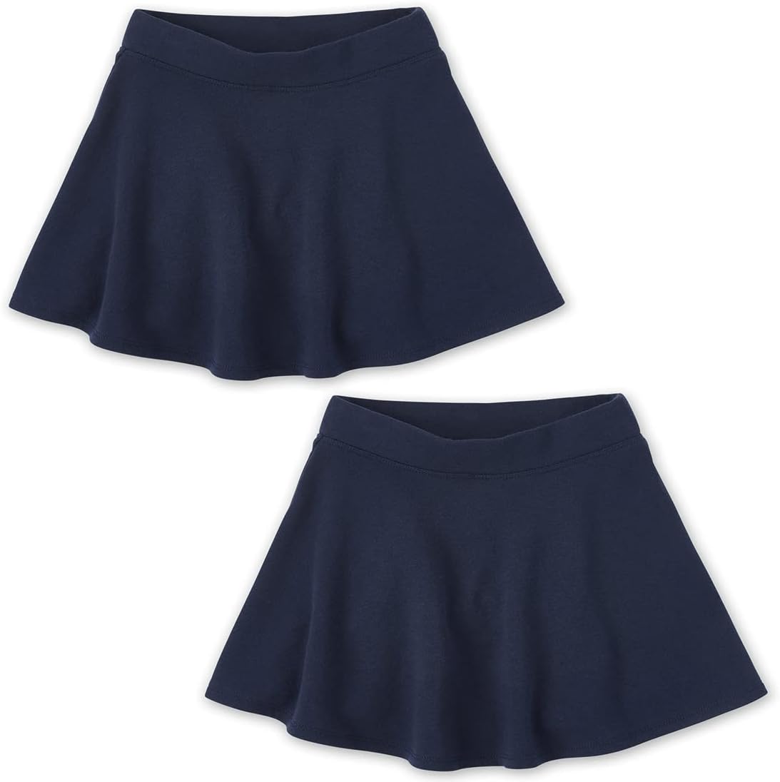 The Children's Place Girls' Active French Terry Skirt 2 Pack