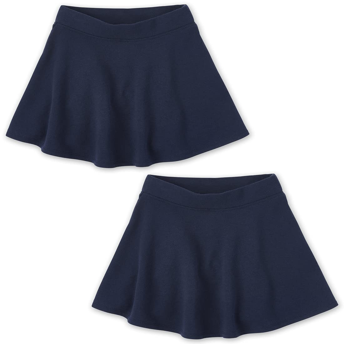 The Children's Place Girls' Active French Terry Skirt 2 Pack