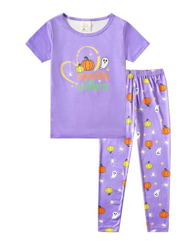 MyFav Children Girl Pajamas Set Soft Comfy Sleepwear Pajamas Size 4 to 14 Years