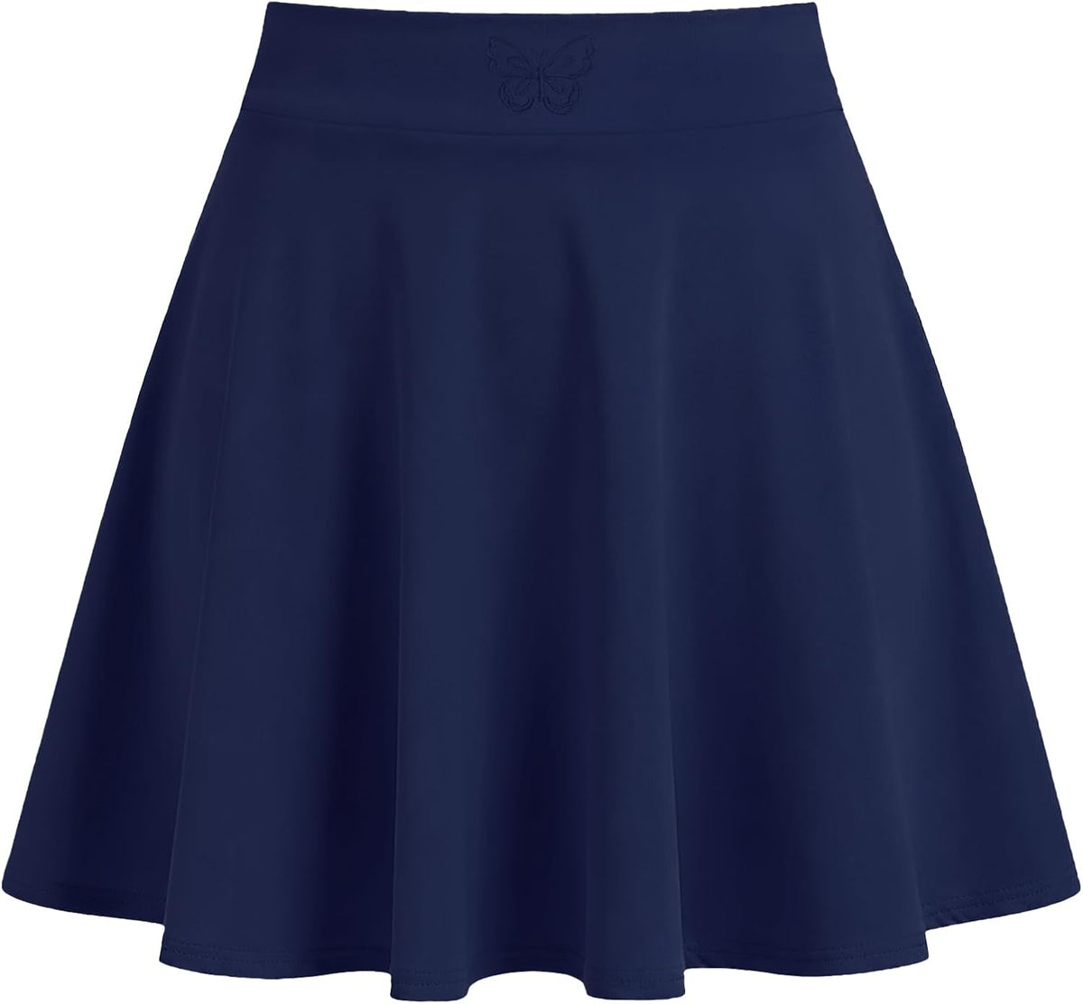 Little Girls Skirts Athletic Uniform Skirts Built in Shorts Casual Mini Skorts for Kids with Pockets