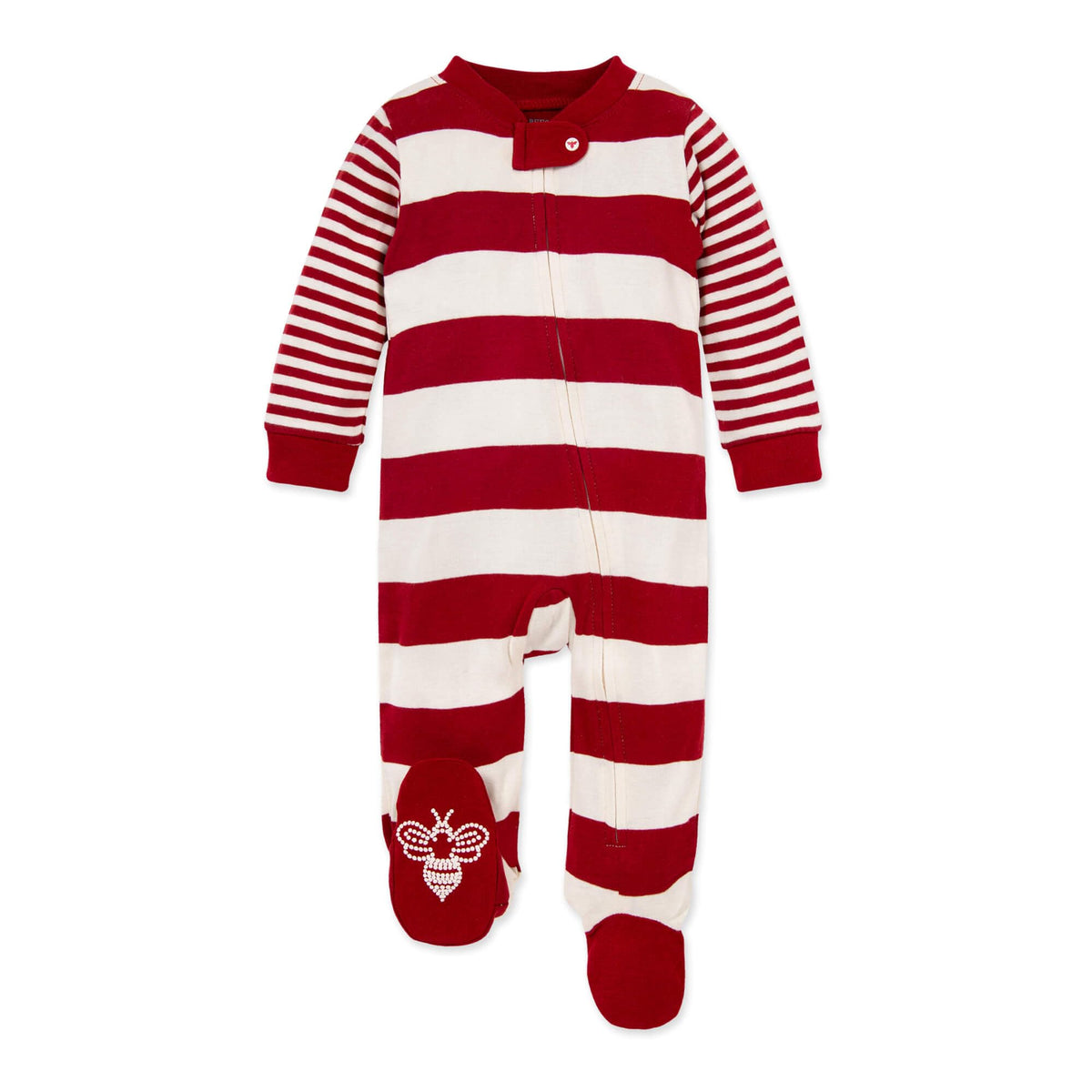 Burt's Bees Baby Boys Footless Pajamas, Sleep and Play Loose Fit, 100% Organic Cotton Soft One-piece PJs, Sizes NB to 6-9 Months