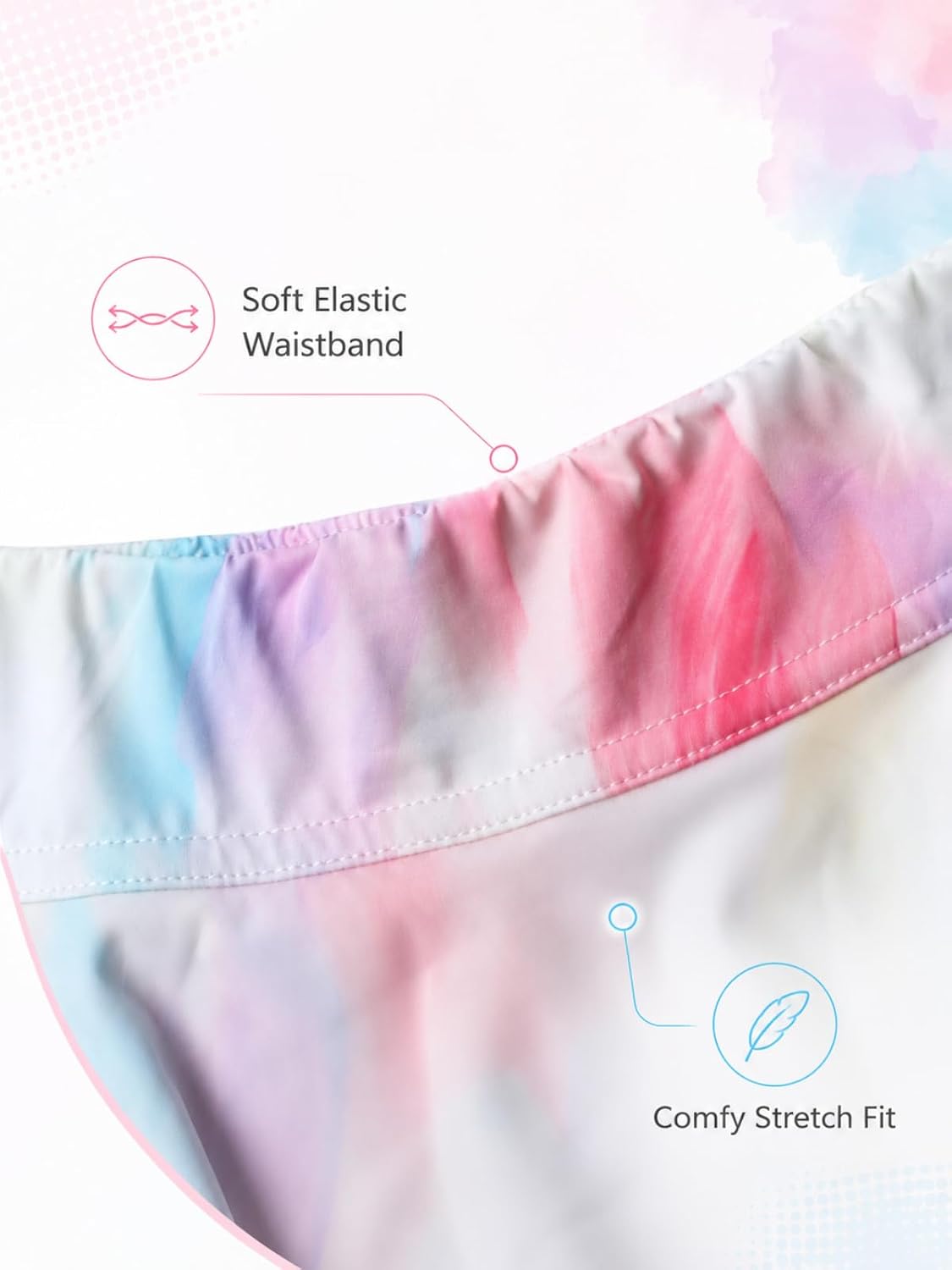 Girls Athletic Skirt with Built-in Shorts – Double Layer Lightweight Summer Skort