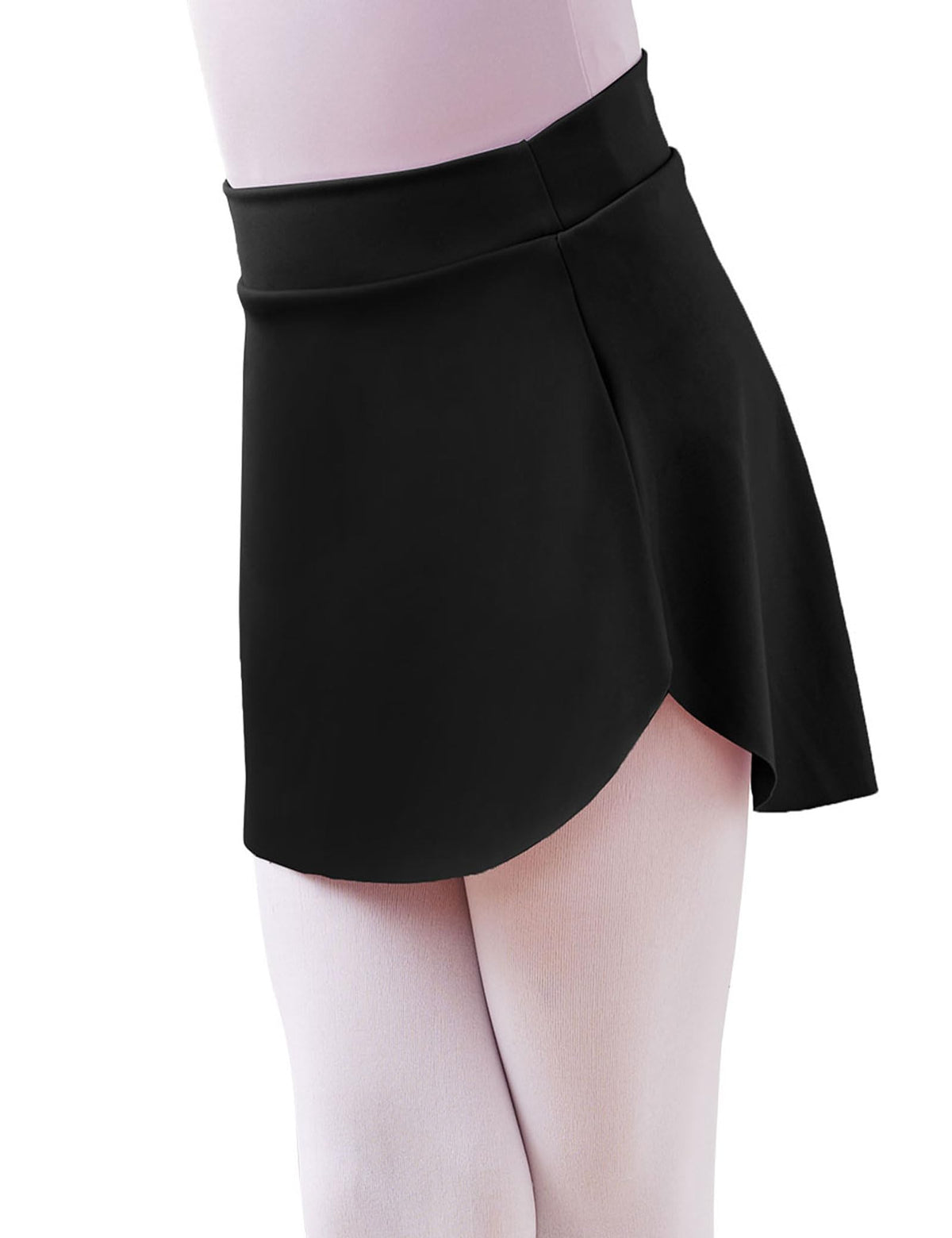 Girls Kids Pull on Ballet Skirts Elastic Short Mini Dance Skirt