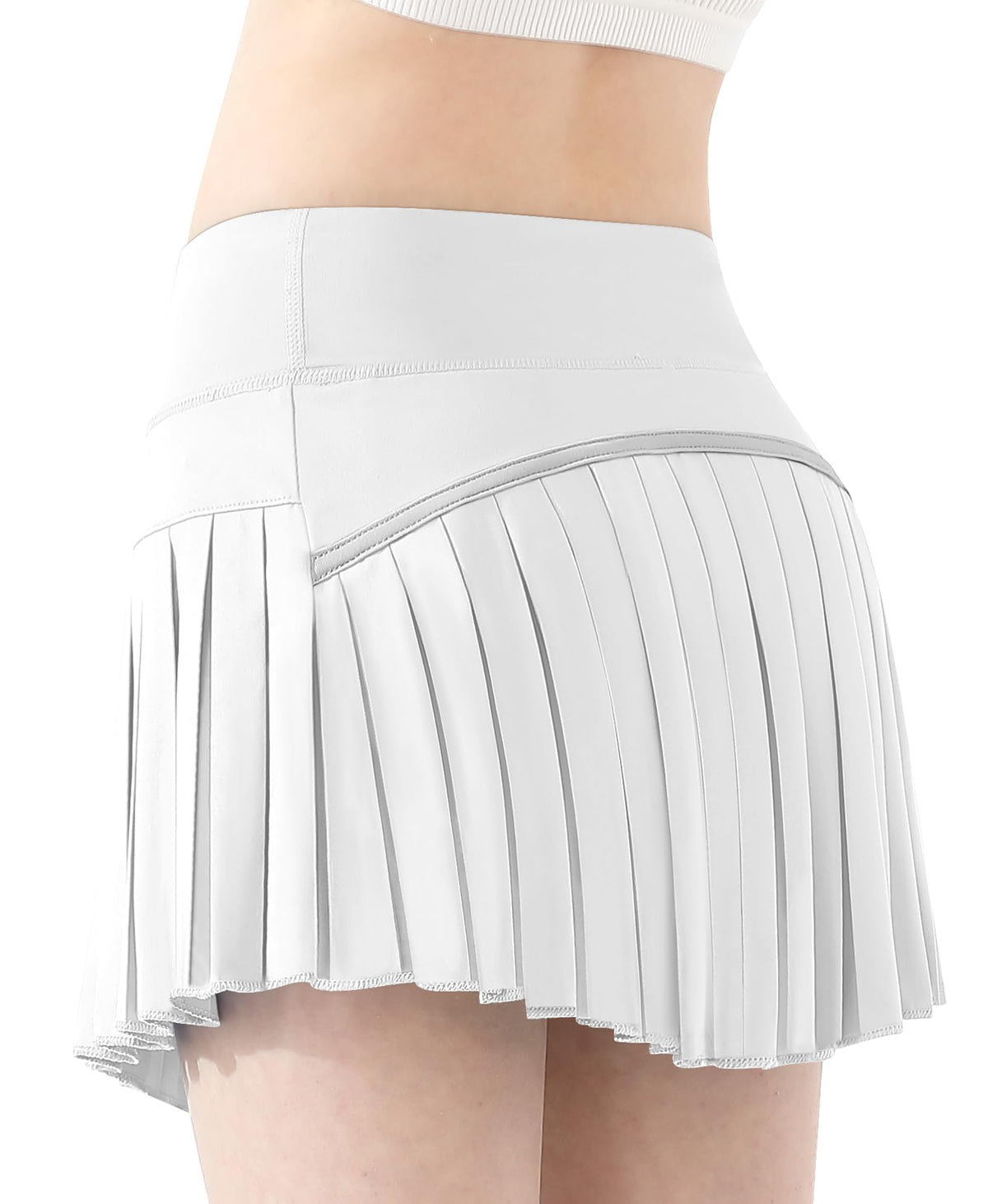 QooNoo Girls Skorts for Kids Tennis Skirts with Pockets