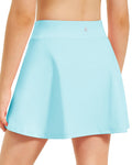 Stelle Girls A-Line Tennis Skort with Built-in Shorts for Sports Play