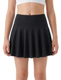 Babymine Girls Skirt 2 in 1 Athletic Skorts Black 7-14 Years