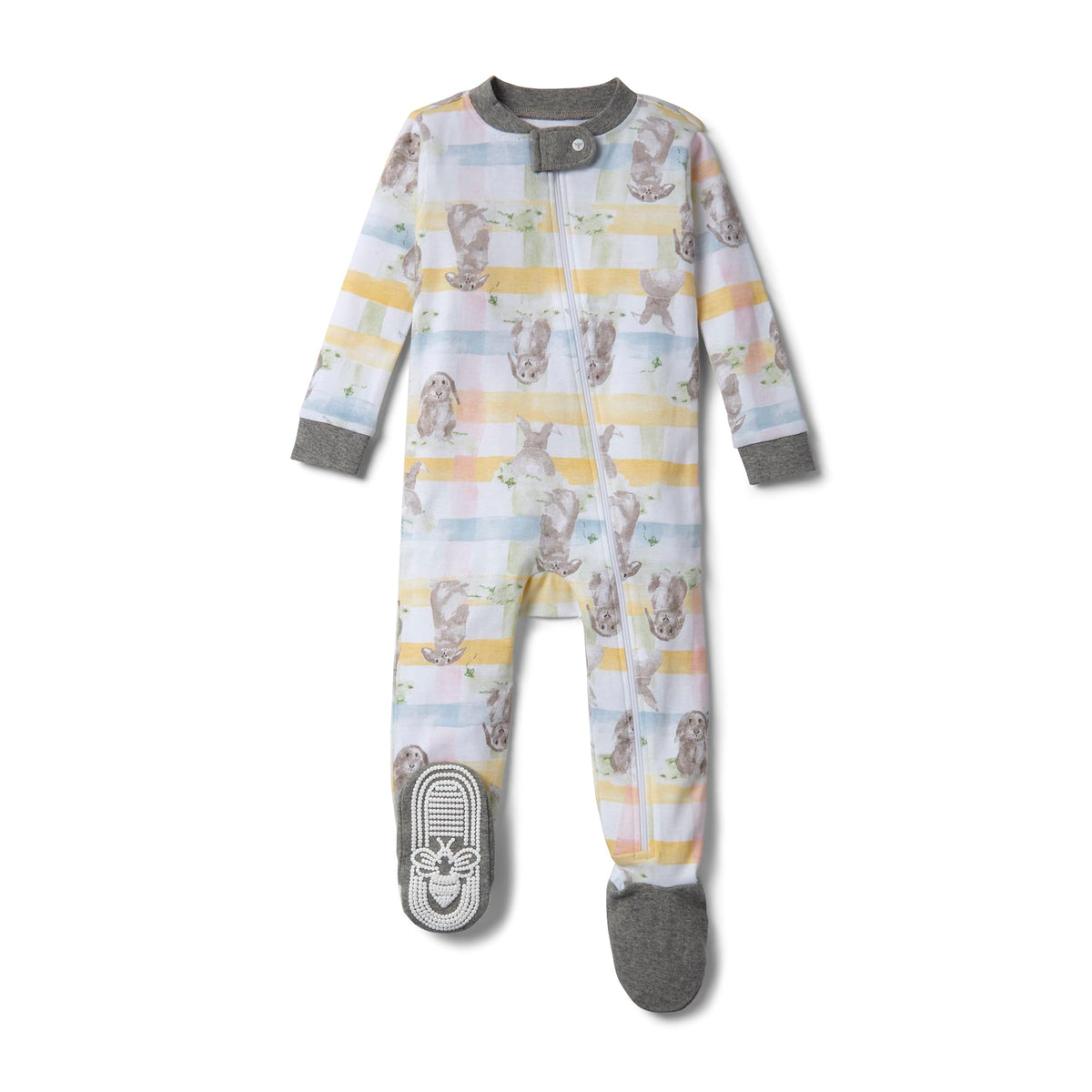 Burt's Bees Baby Boys Footless Pajamas, Sleep and Play Loose Fit, 100% Organic Cotton Soft One-piece PJs, Sizes NB to 6-9 Months