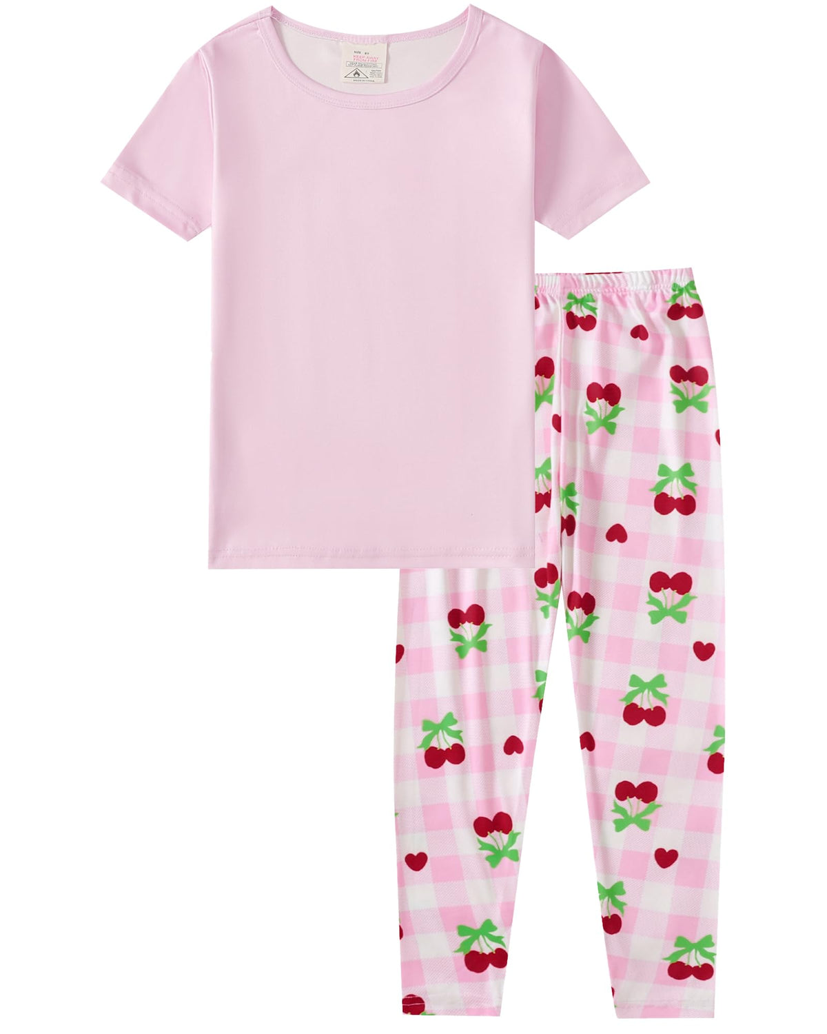 MyFav Children Girl Pajamas Set Soft Comfy Sleepwear Pajamas Size 4 to 14 Years