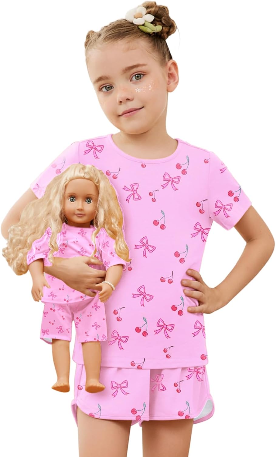 Matching Dolls & Girls Pajamas Unicorn Pjs Set Kids America Girl Dolls Clothes …
