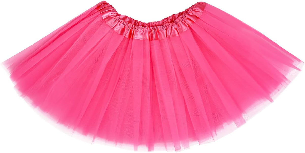 Women Tutu Skirt 5 Layers Tulle Girl Fluffy Ballet Skirt Rave Costume Party