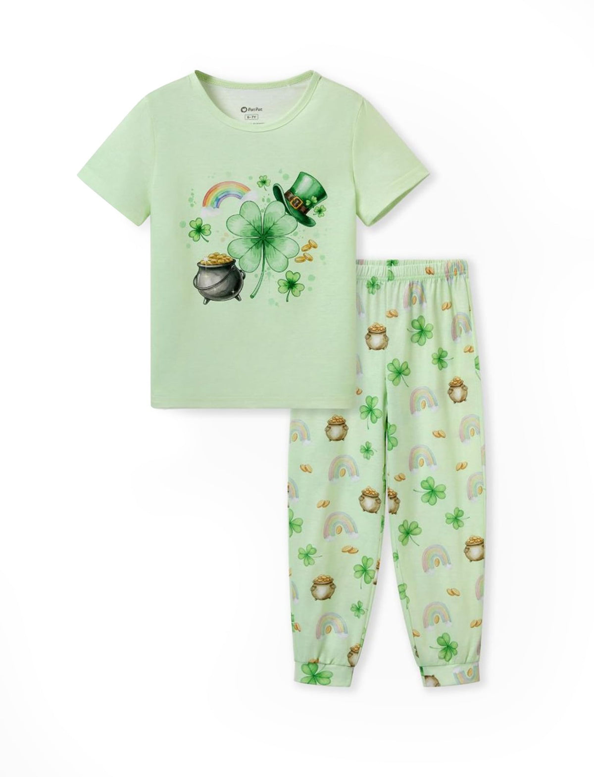 PATPAT Girls Pajamas Set Kids 2 Piece Sleepwear Comfortable PJs 5-12 Years