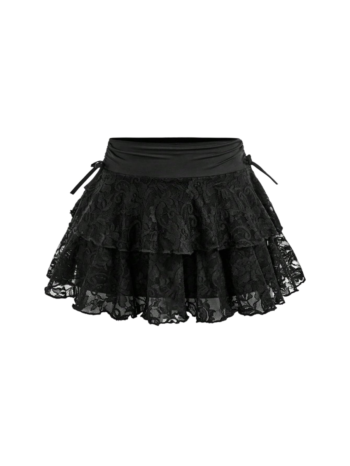 SOLY HUX Girl's Cute Mini Skirt with Built-in Shorts