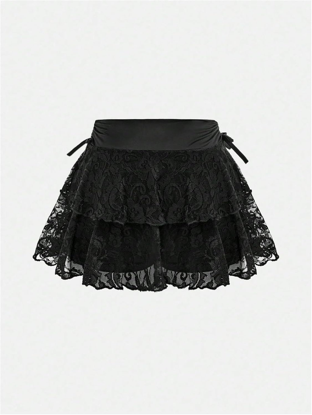 SOLY HUX Girl's Cute Mini Skirt with Built-in Shorts