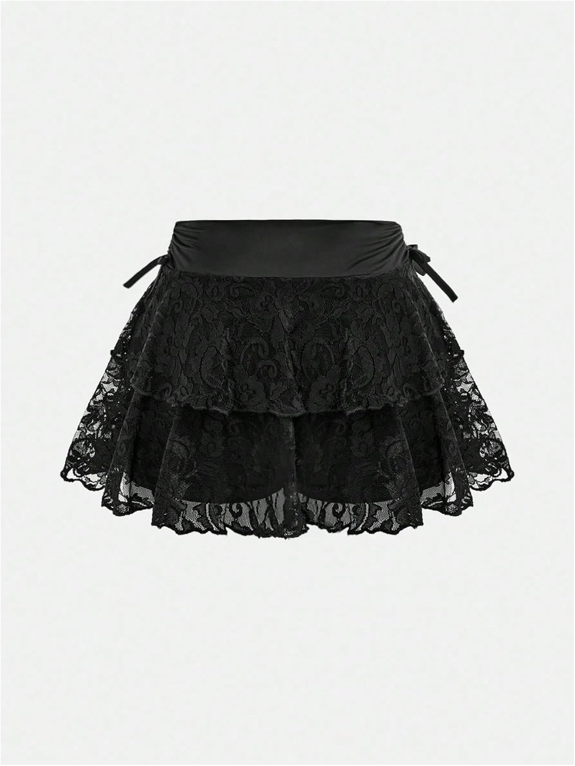 SOLY HUX Girl's Cute Mini Skirt with Built-in Shorts