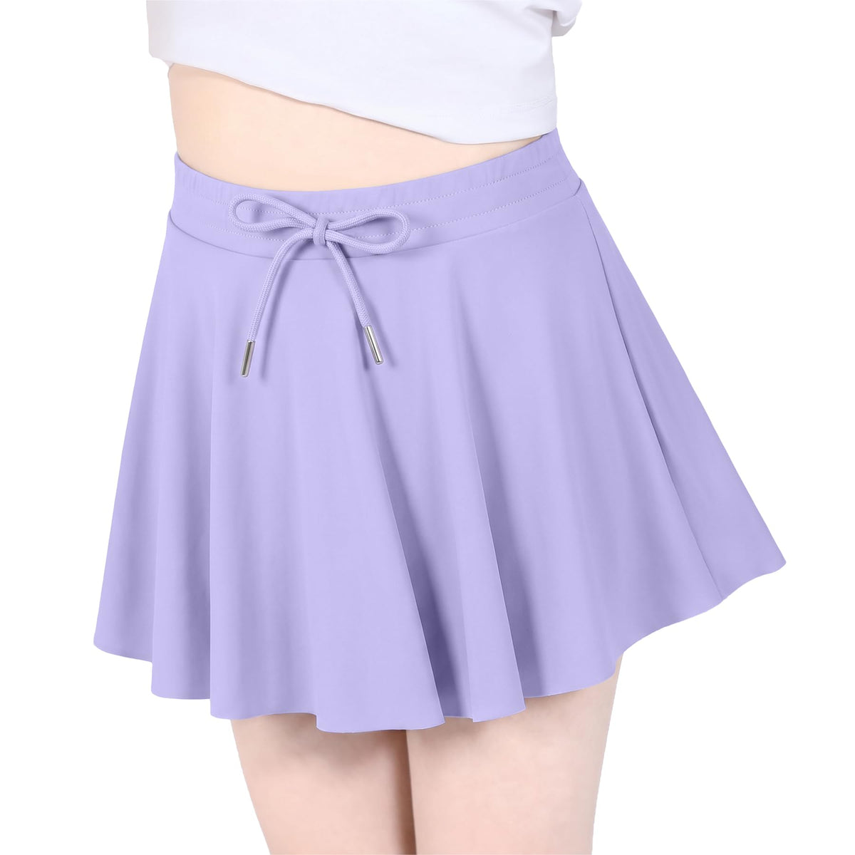 Girls Tennis Skirt Athletic Skort Butterfly Flowy Skorts for Kids Shorts with Pocket