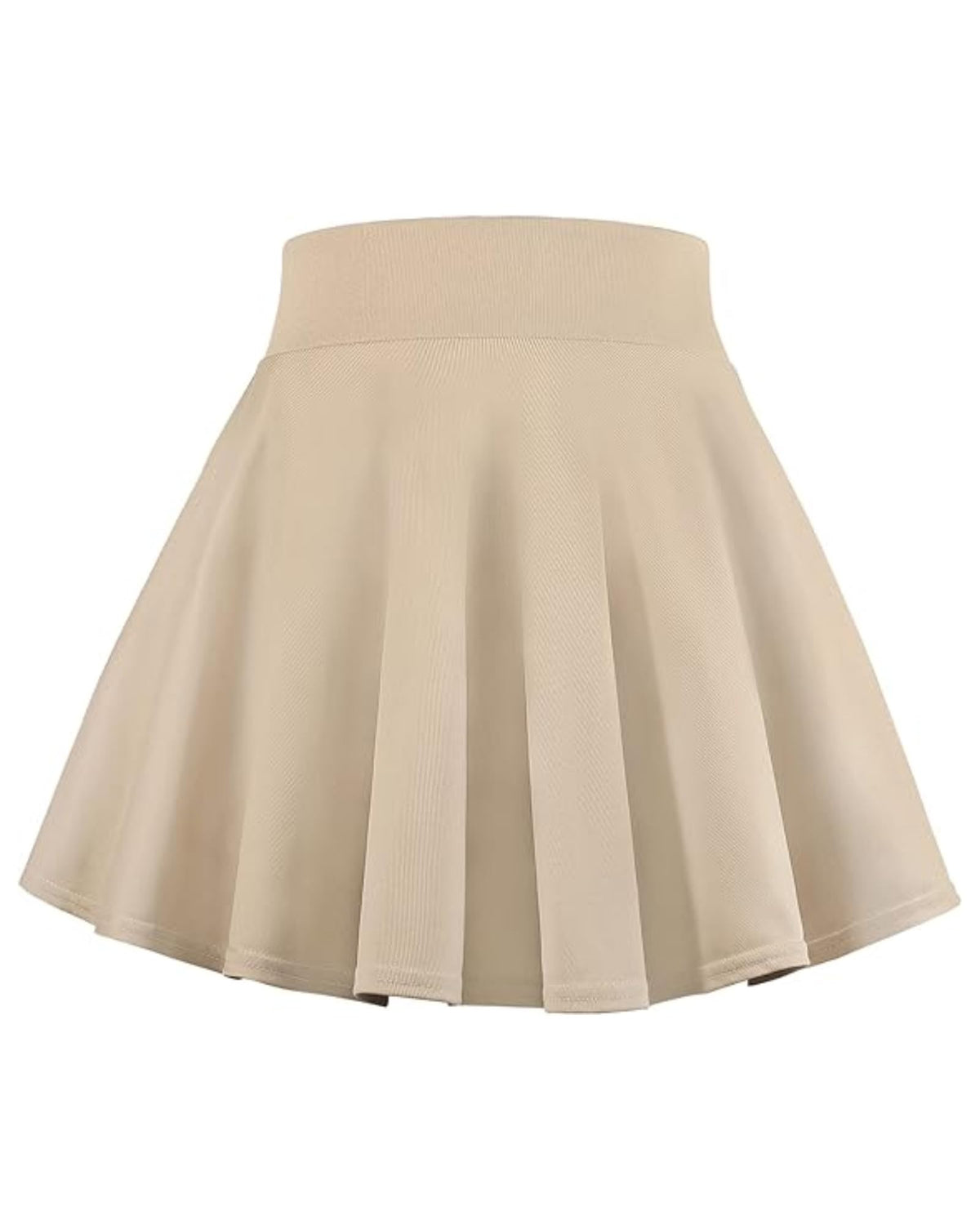 BOOPH Kids Girls Skirt Casual Mini Plain Flare Pleated Uniform Skirts