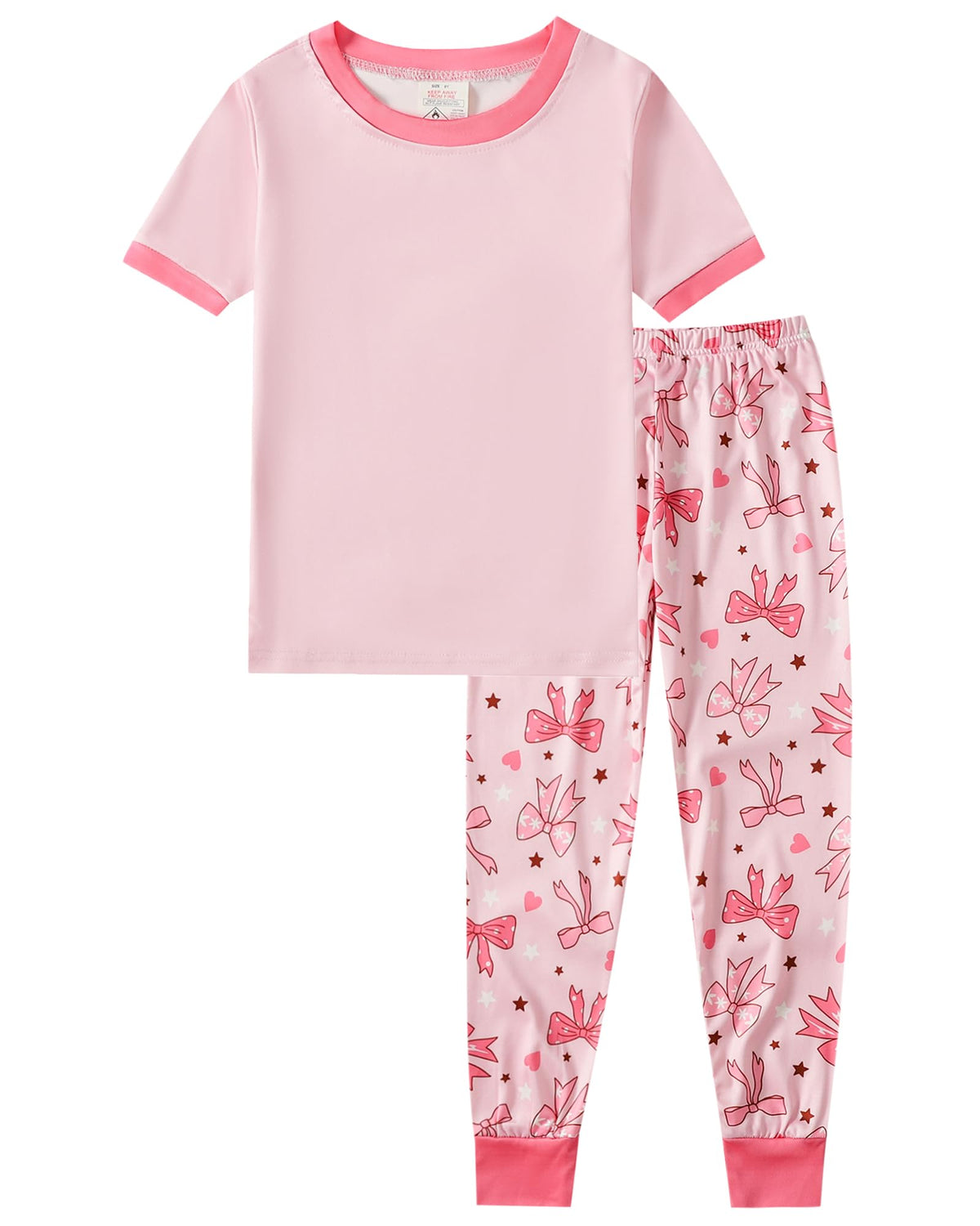 MyFav Children Girl Pajamas Set Soft Comfy Sleepwear Pajamas Size 4 to 14 Years