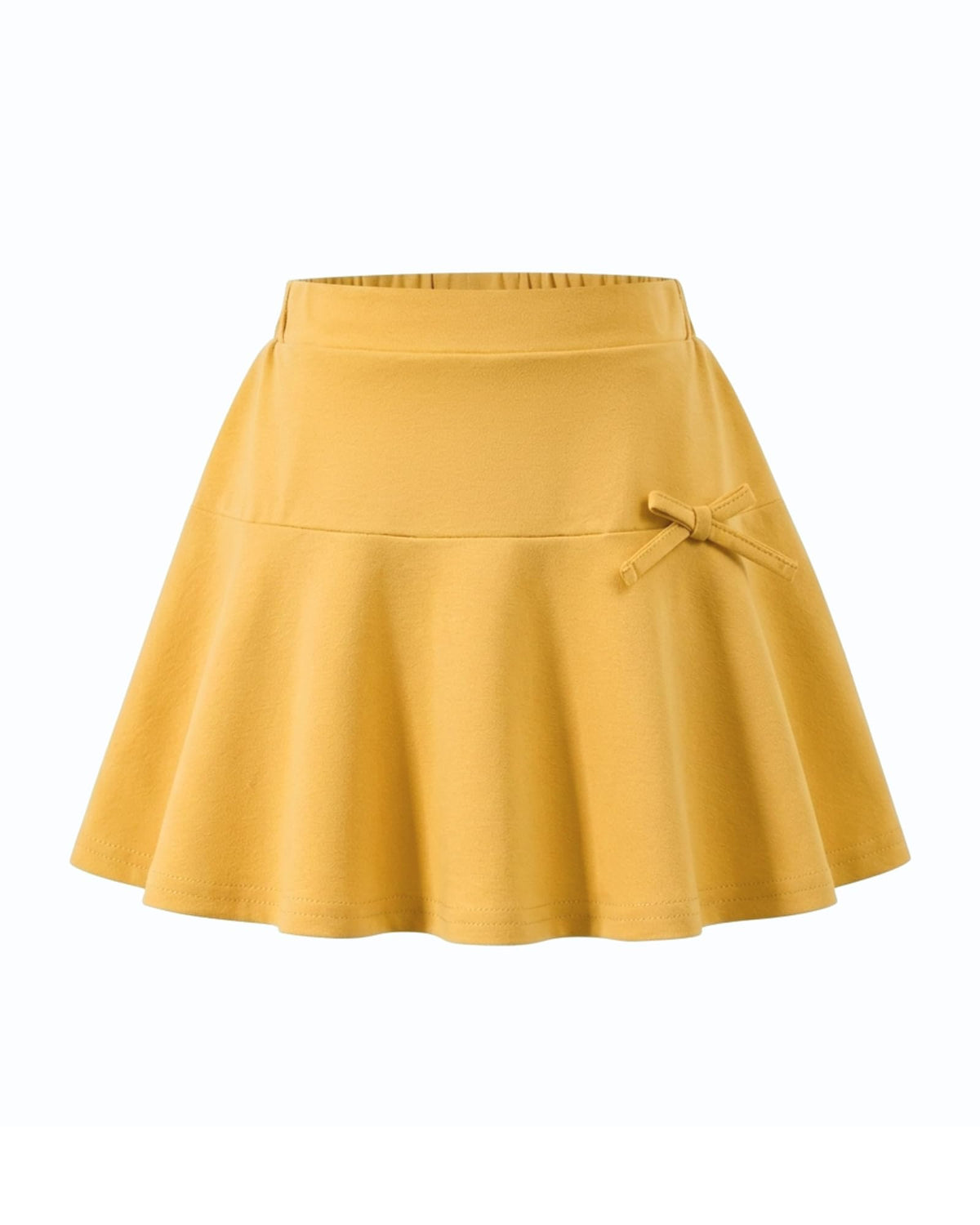 Girls School Uniform Skirts: High Elastic Waist Mini Pleated Skirt Casual Stretch Skater Skort for Girls 4-9 Years