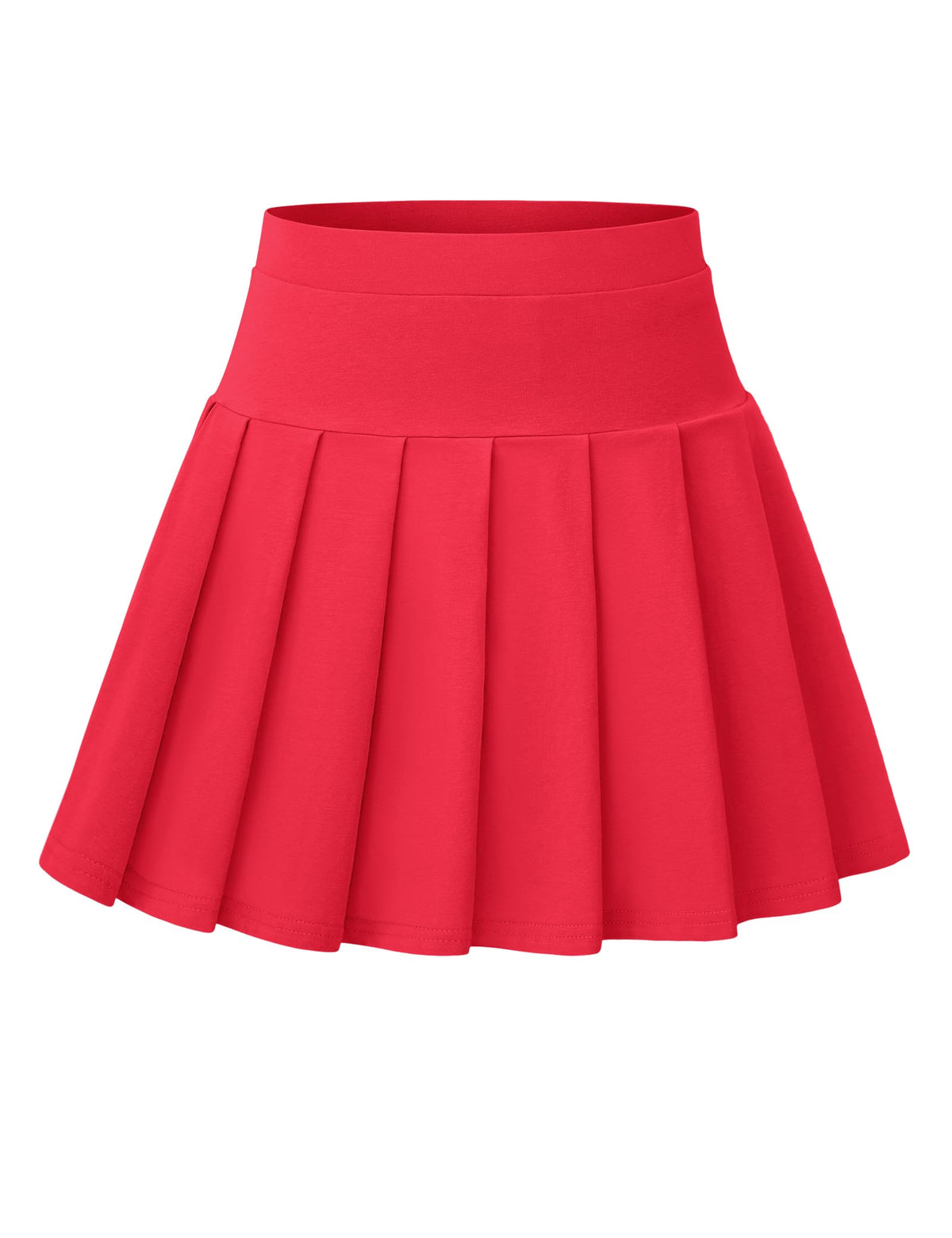Girls Uniform Skirts with Built-in Shorts & Pockets