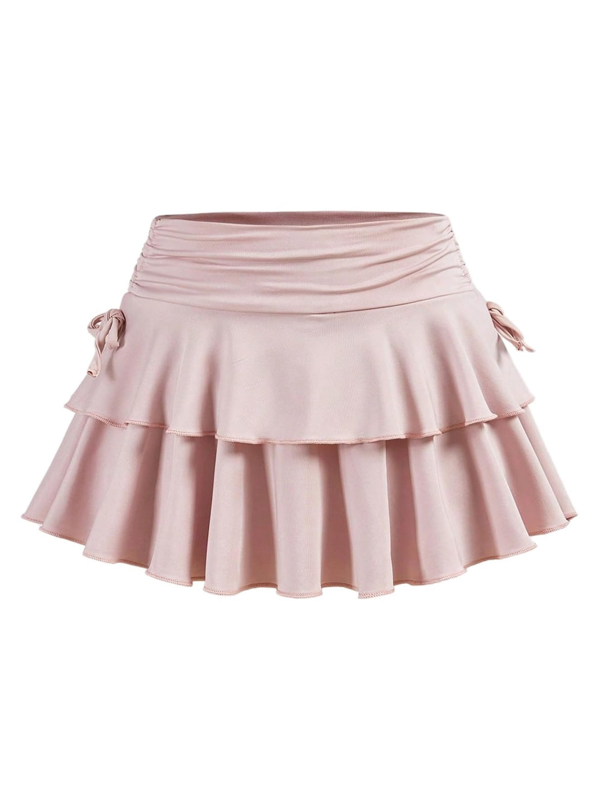 SOLY HUX Girl's Cute Mini Skirt with Built-in Shorts