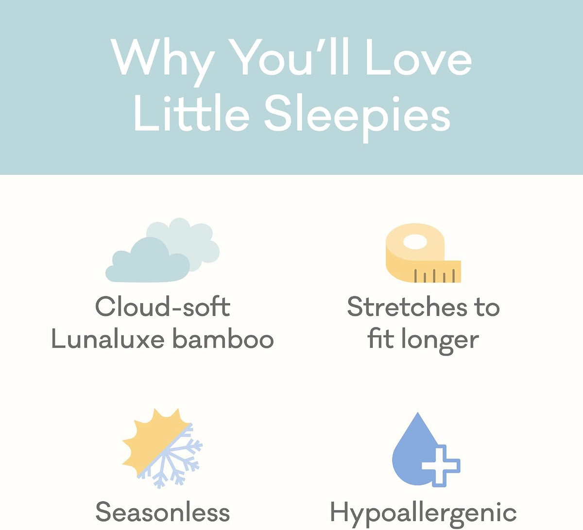 Little Sleepies Two-Piece Pajama Set, Viscose from Bamboo, Toddler Kids PJs
