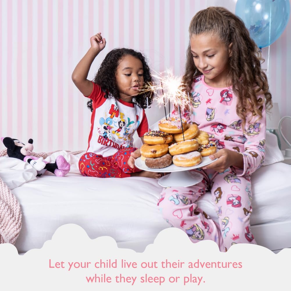 MINNIE Disney Girls Mouse 4-Piece Cotton Pajama Set
