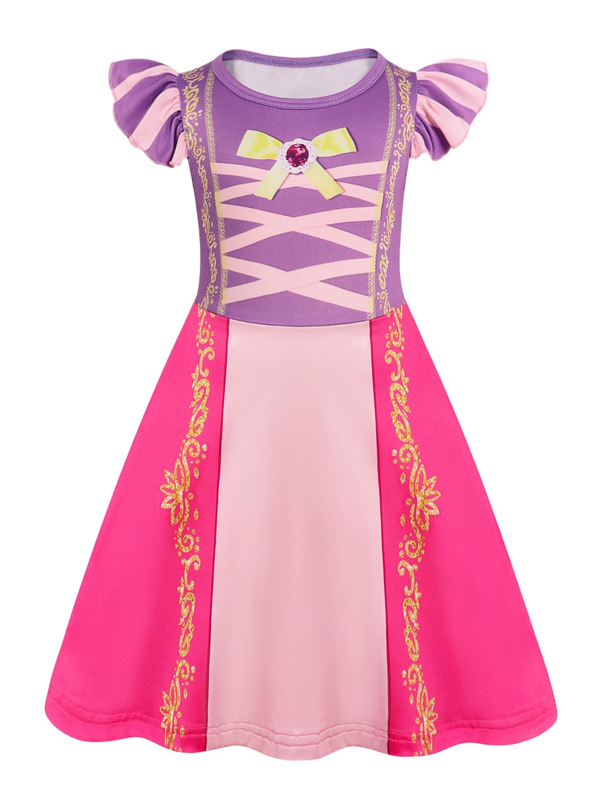 Girls Nightgowns Princess Pajamas Nightdress for Toddler Kids Sleepwear