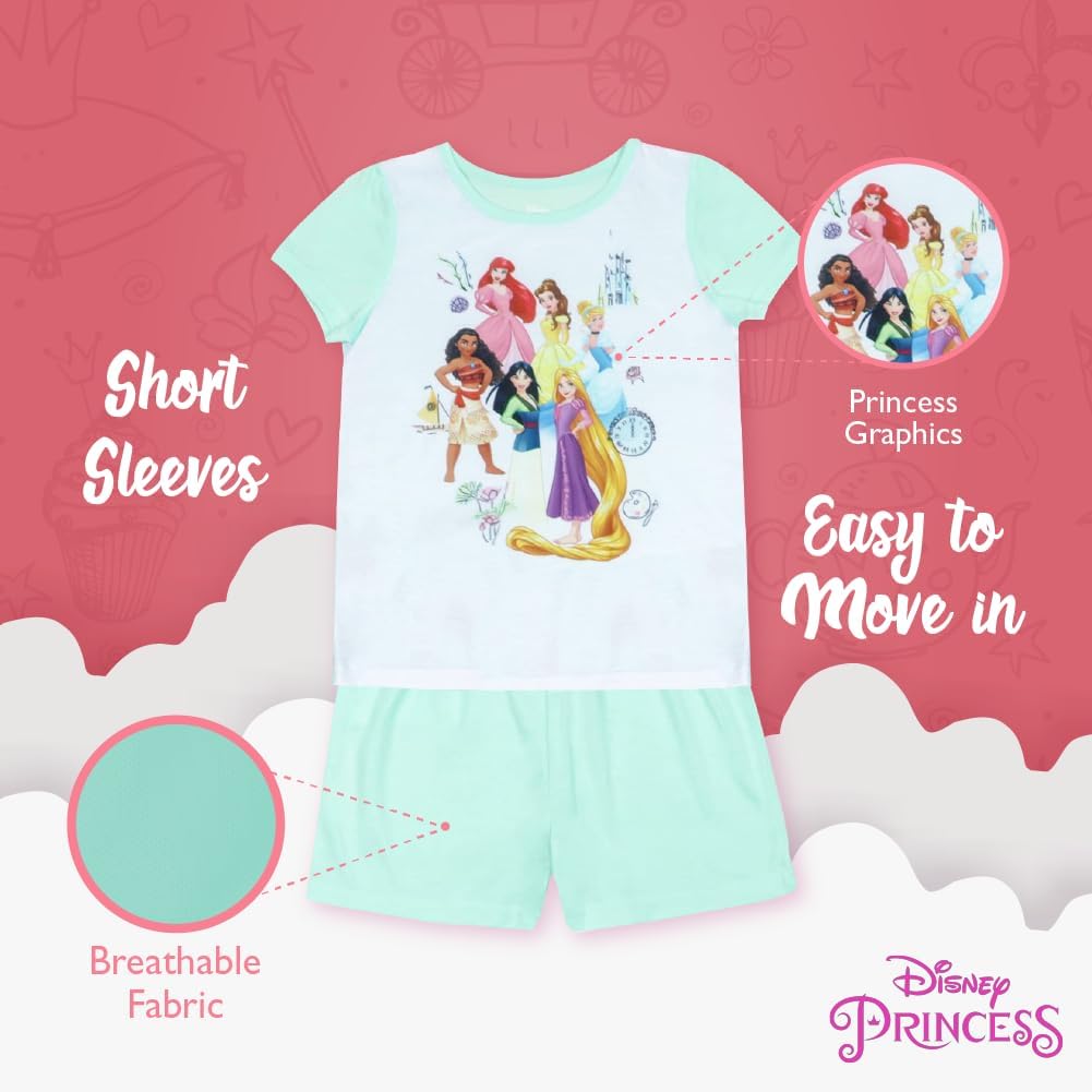 MINNIE Disney Girls Mouse 4-Piece Cotton Pajama Set