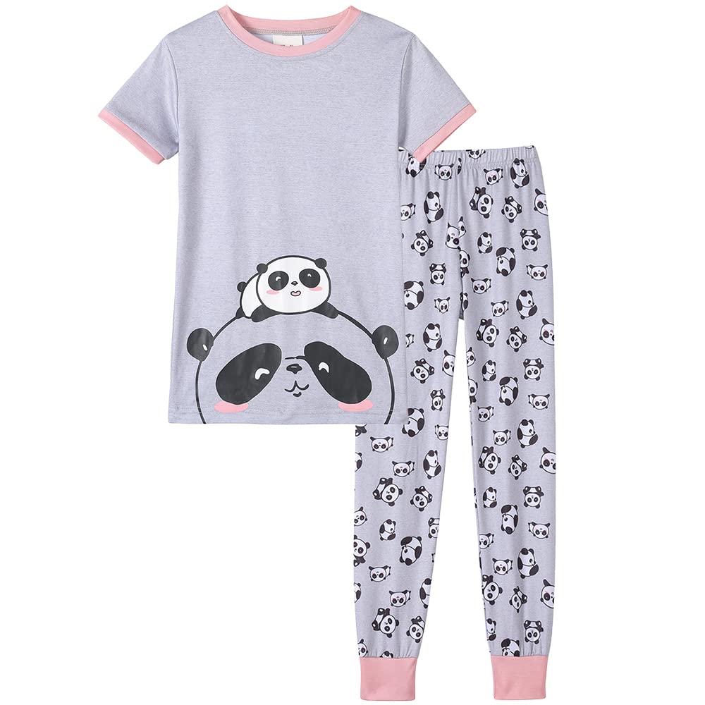 MyFav Children Girl Pajamas Set Soft Comfy Sleepwear Pajamas Size 4 to 14 Years