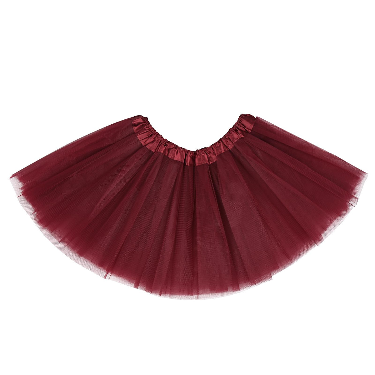 Women Tutu Skirt 5 Layers Tulle Girl Fluffy Ballet Skirt Rave Costume Party